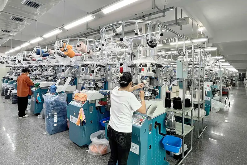 Material safety support for custom sock projects