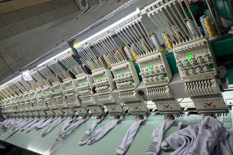 Lead time factors for custom sock production