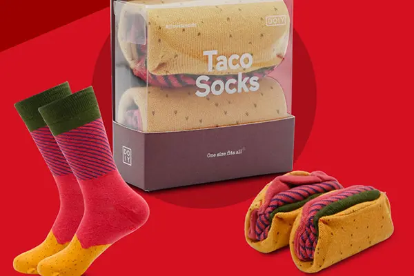 Event promotional sock case for branded giveaway orders