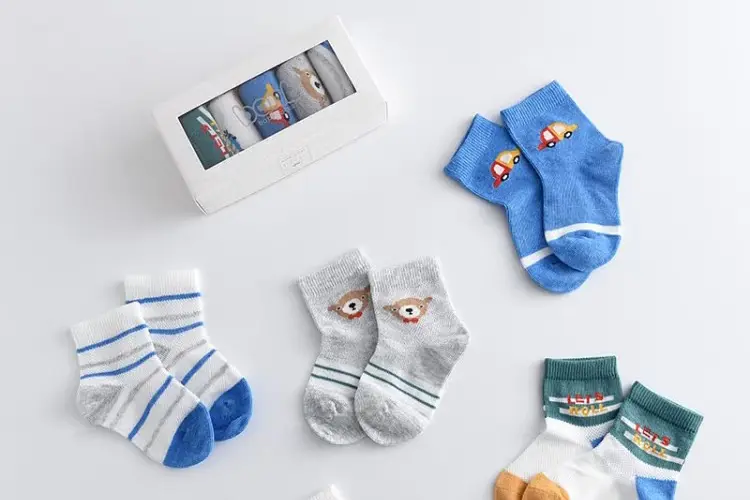 Retail sock collection planning with colors styles and SKU notes