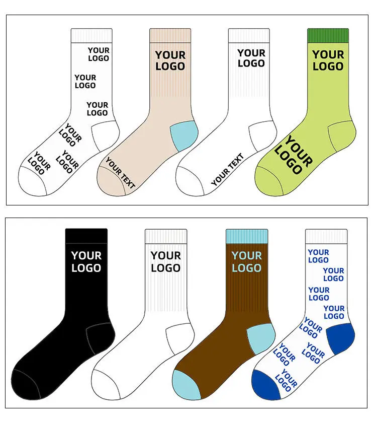 Sports team sock project challenge for logo color size and fit