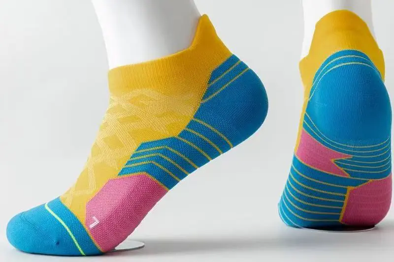 Custom ankle socks for running fitness lifestyle travel and event projects