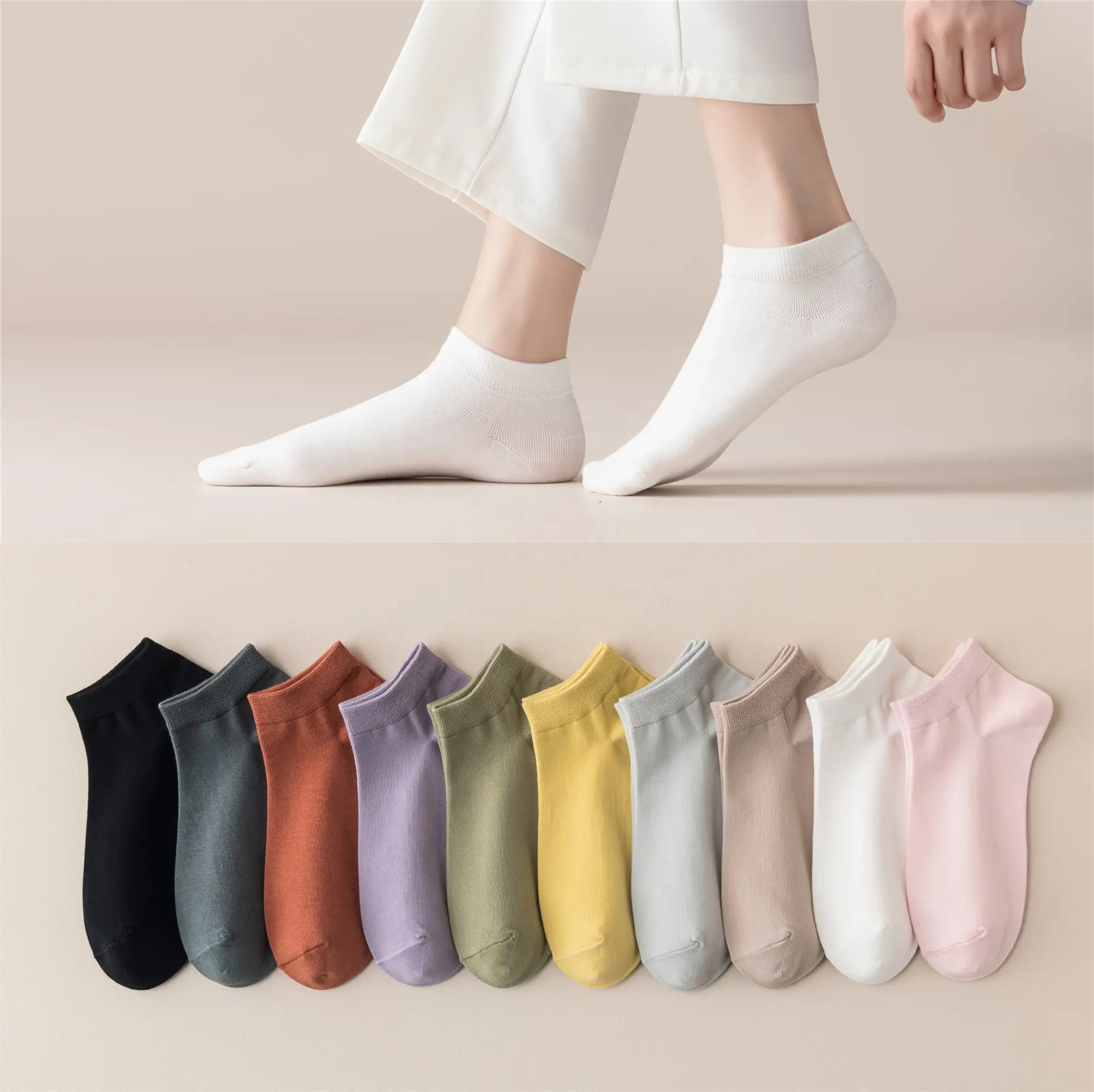 Custom ankle socks for sports and casual wear