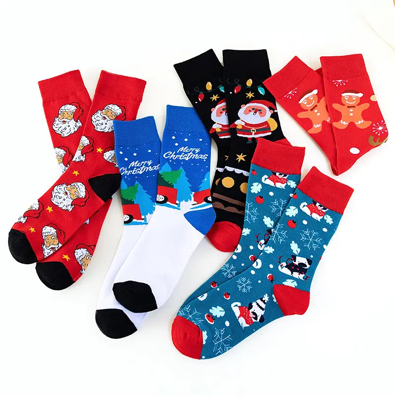 Custom Christmas socks for holiday gifts and brand orders