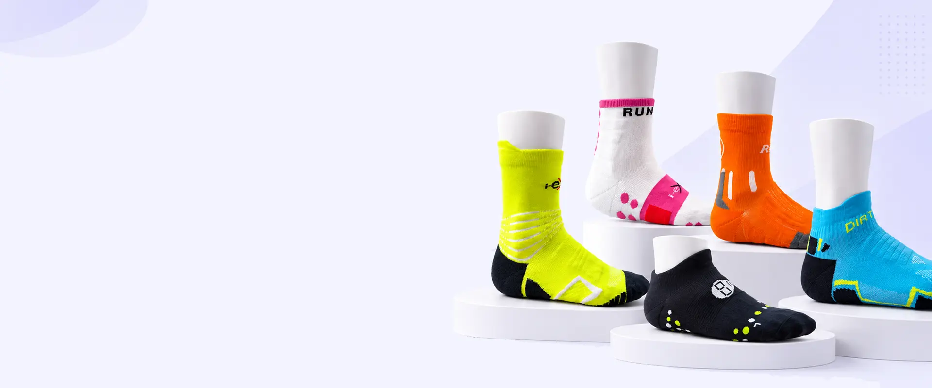 Custom sports socks for teams clubs schools and athletic brands
