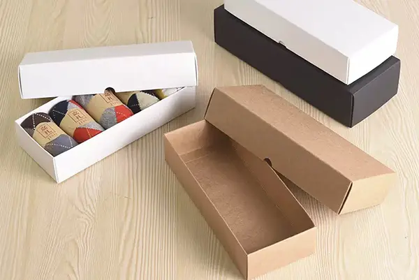 Kraft sock box packaging