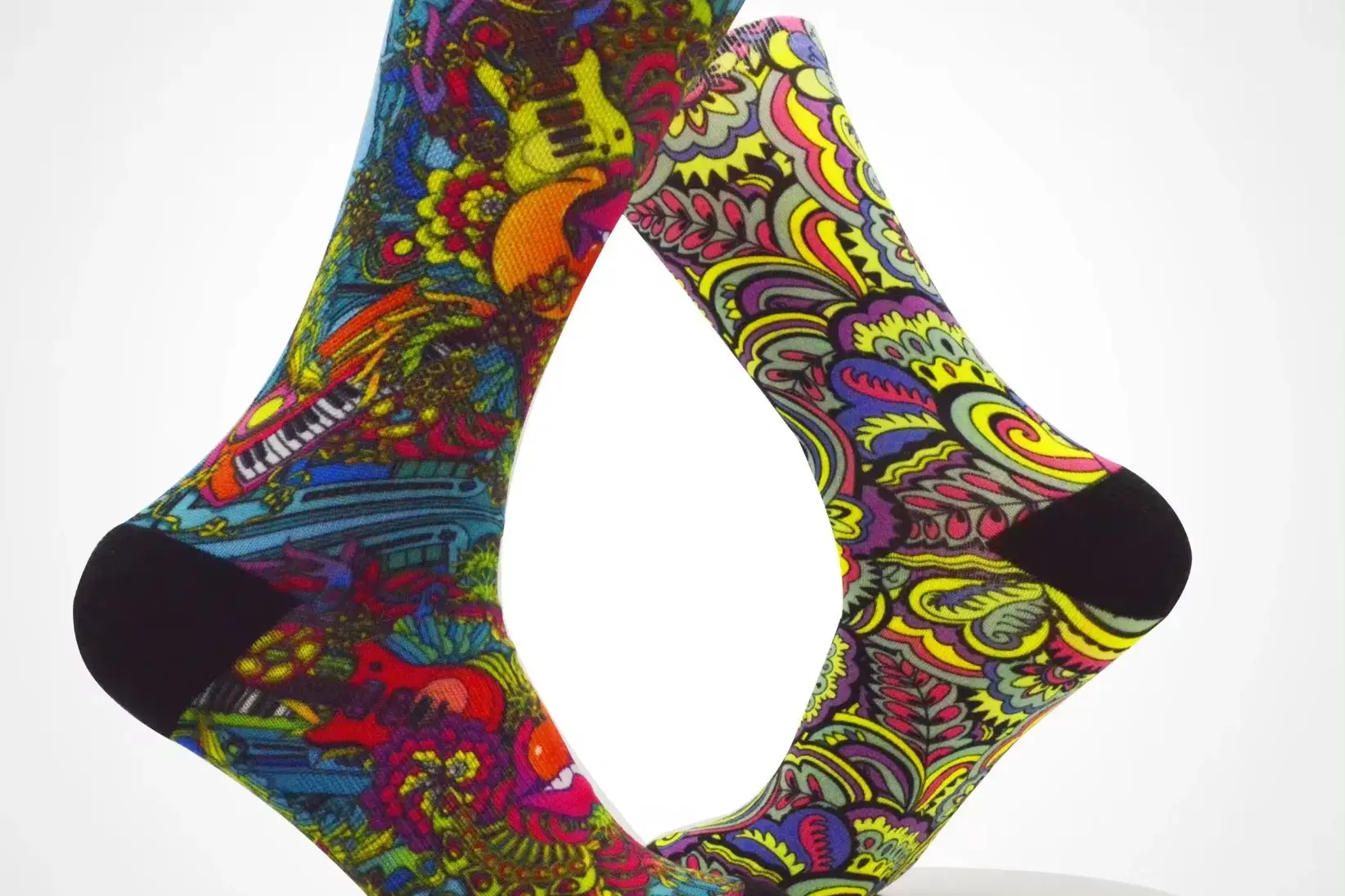 Full color printed custom socks