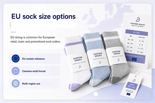 EU sock size options
