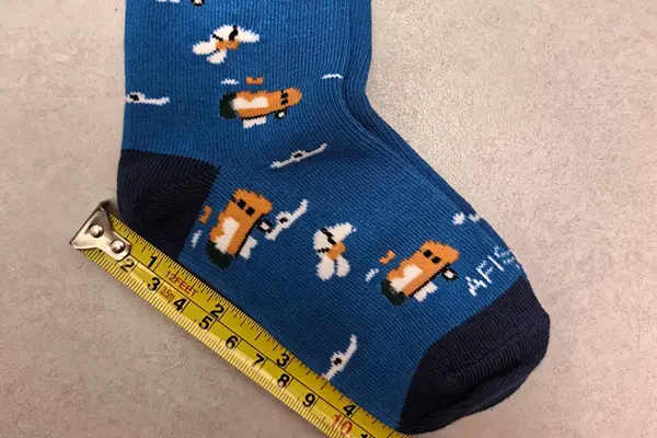 Kids custom sock sizes
