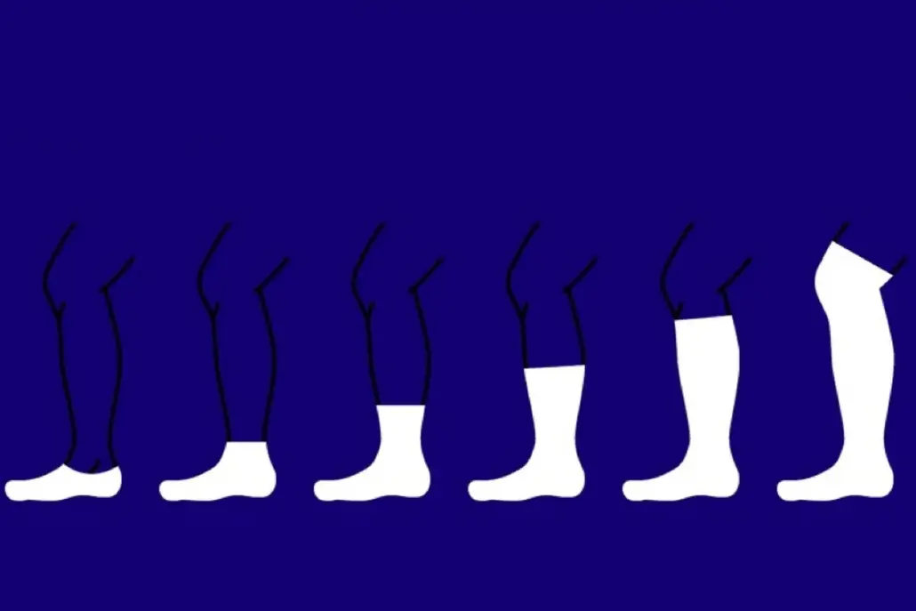 Custom sock height options
