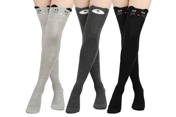 Over-the-calf custom sock height option