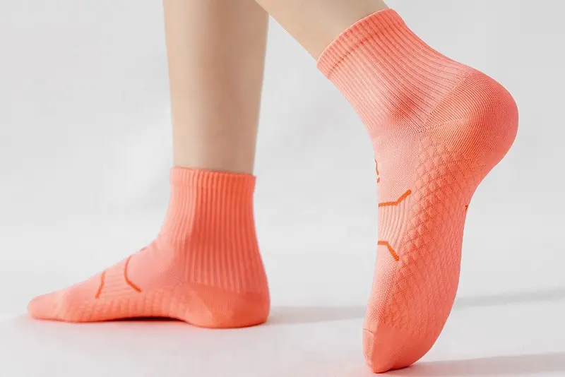 Quarter custom sock height option above the ankle