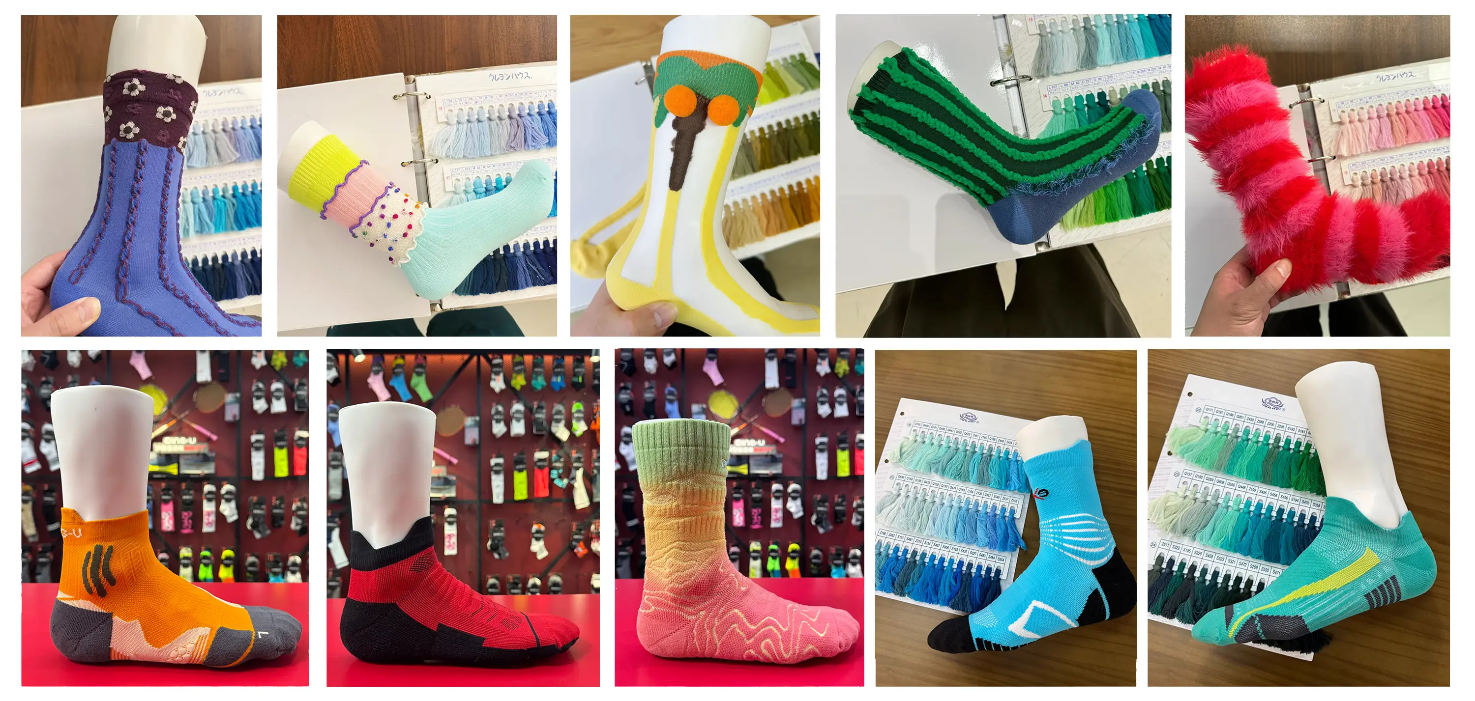 Custom socks made for brands teams events and retail programs