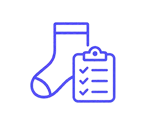 Quality checks for bulk custom sock orders