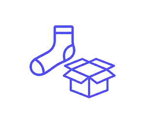 Custom packaging options for sock orders