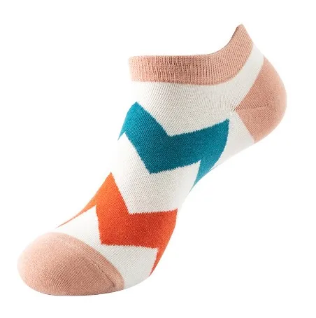 Lifestyle ankle socks customized with clean colors low cut fit and retail packaging