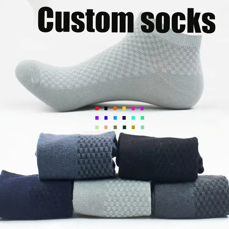 Custom bamboo ankle socks for casual lifestyle wellness and travel projects