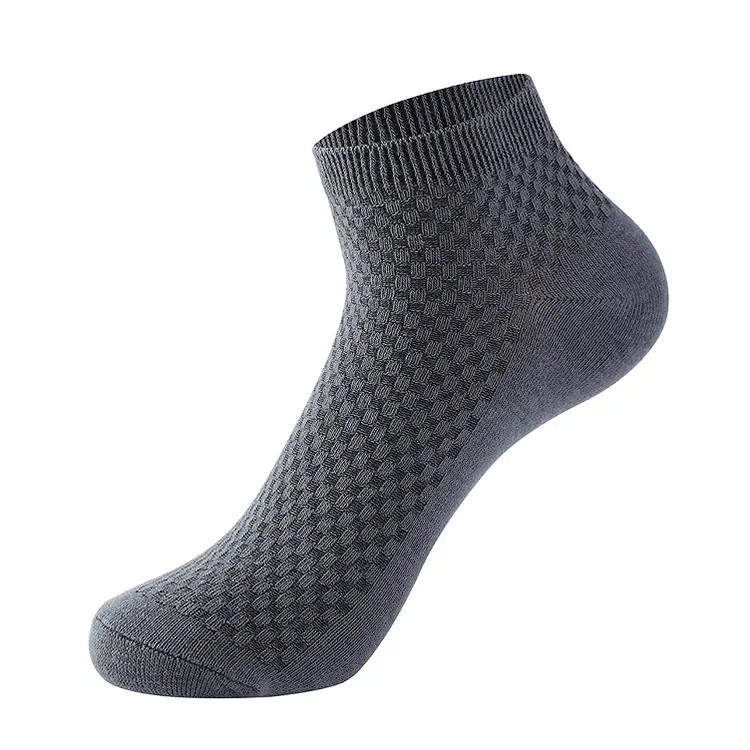 Soft bamboo blend ankle socks customized for everyday wear and retail sets