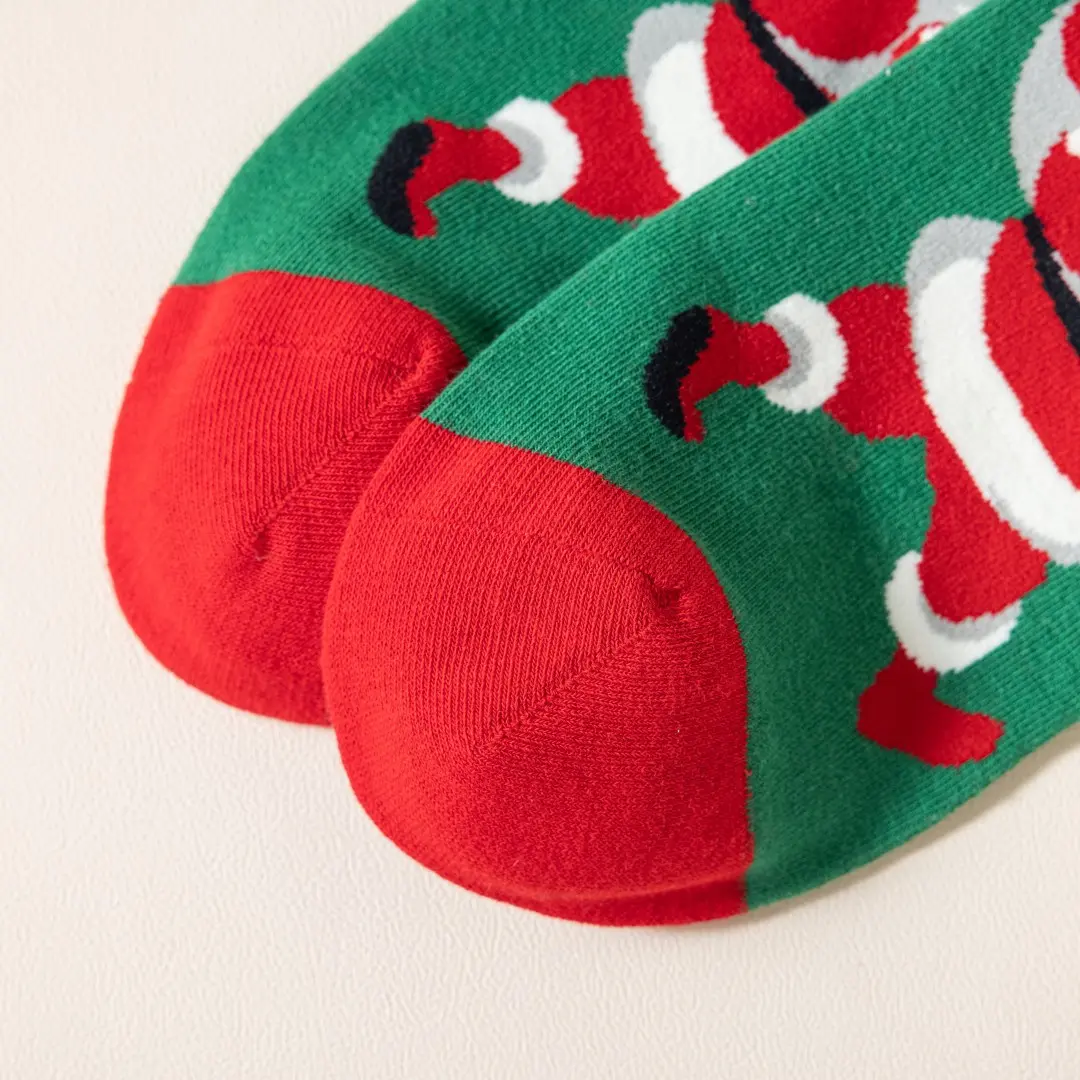 Dress Christmas sock packaging for client gifts and employee programs