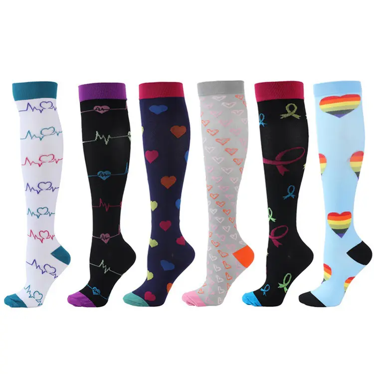 Custom athletic compression socks for teams training and active brand programs