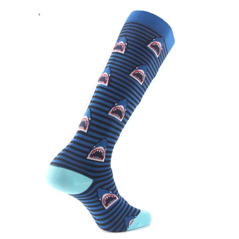Packaging options for branded over-calf compression socks