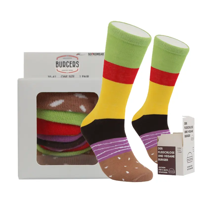 Custom everyday crew socks for retail gifts teams and brand merchandise