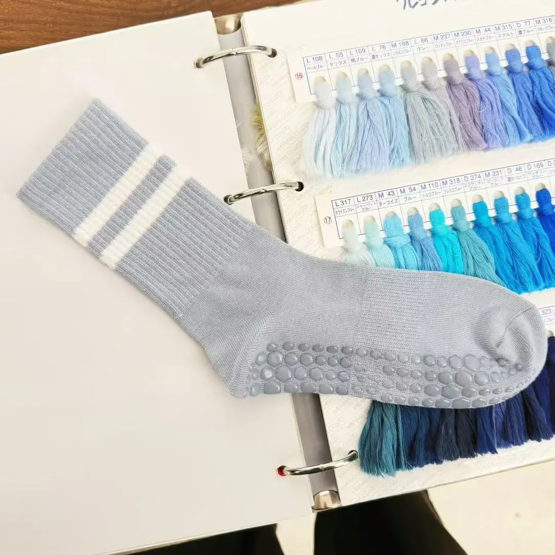 Personalized barre grip socks for fitness studios and wellness gifts