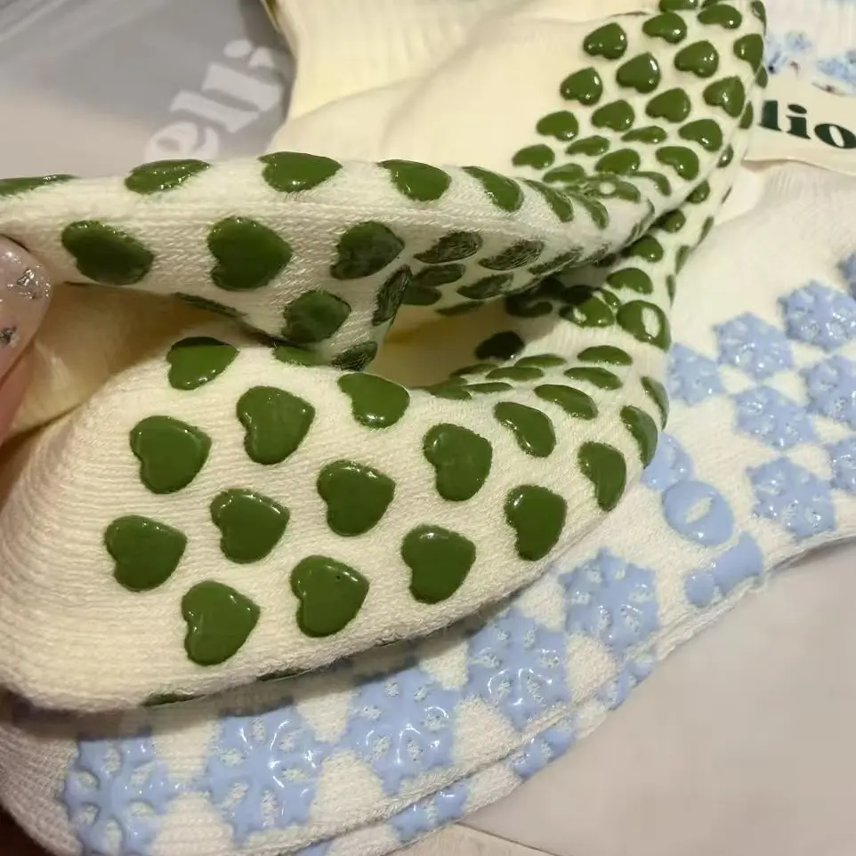 Retail packaging options for branded Pilates grip socks