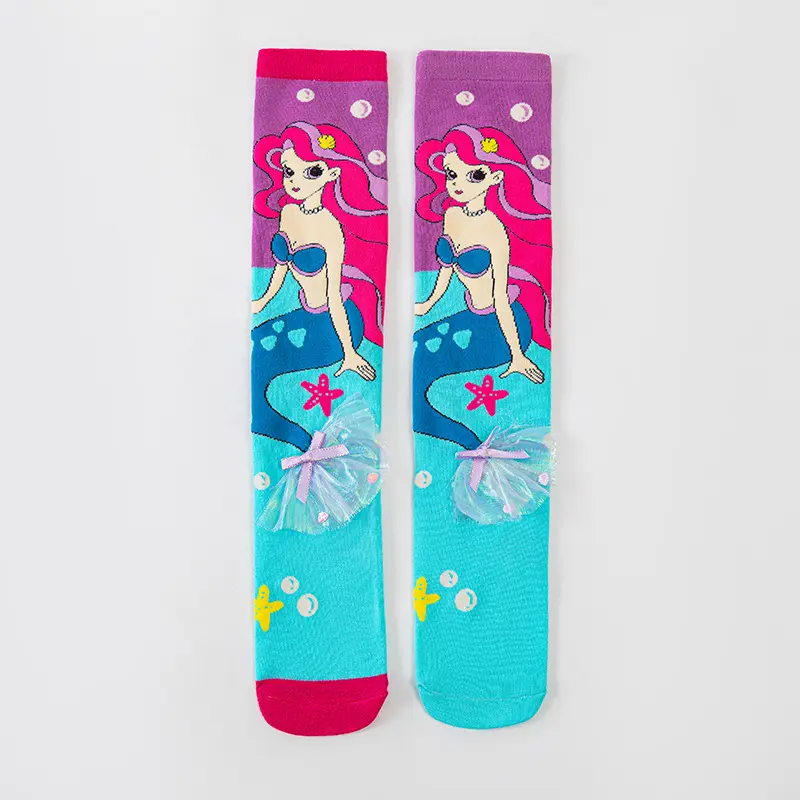 Themed knee high socks design