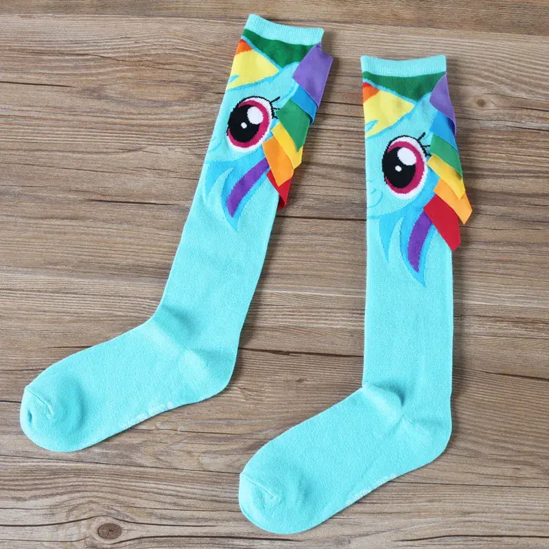 Uniform knee high socks packed with size labels