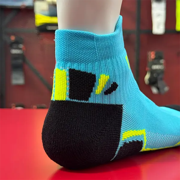 Cushion sole detail for custom athletic socks