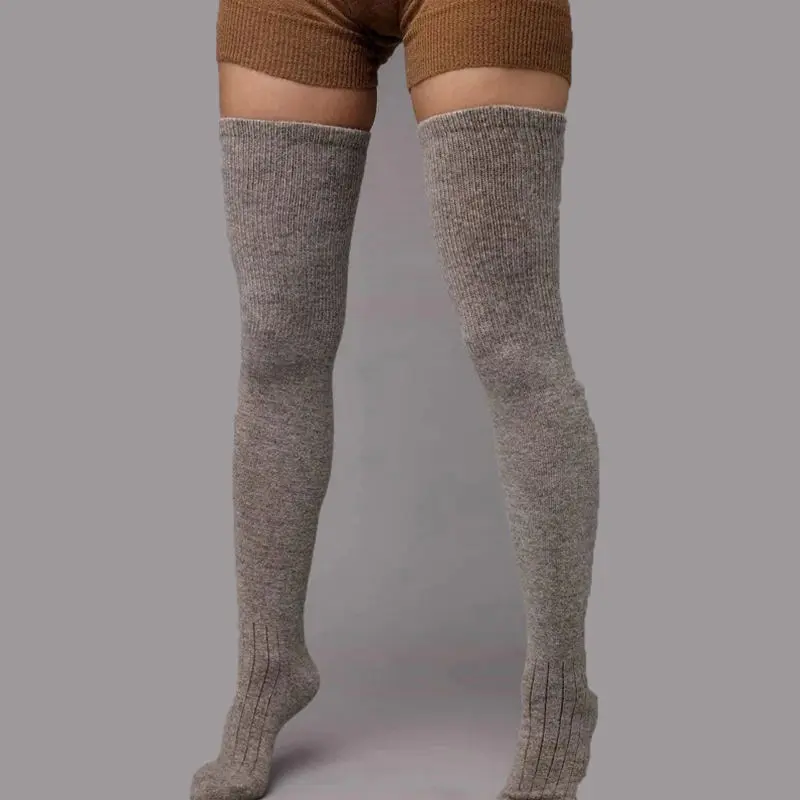 Custom boot sock leg height for outdoor and winter footwear projects