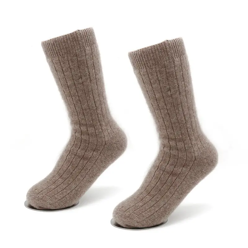 Custom merino wool crew socks for outdoor retail and winter gifts
