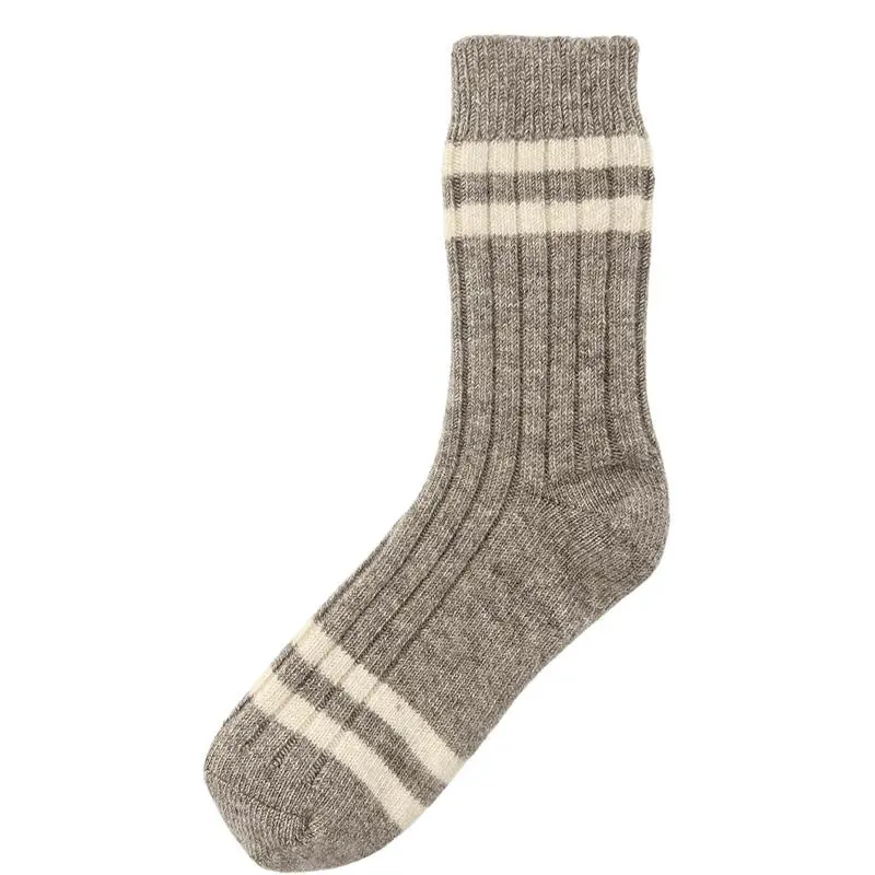 Custom winter sock pattern planning with merino wool blend direction