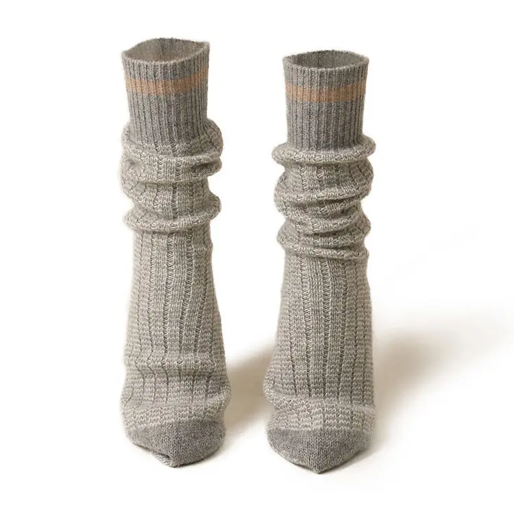 Warm merino wool blend socks for seasonal retail programs