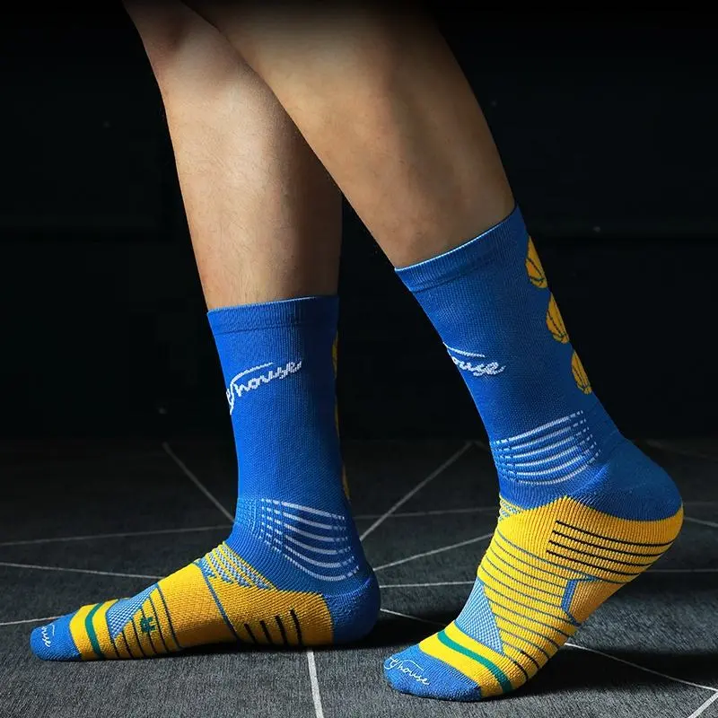 Custom athletic socks for sports teams training and brand orders