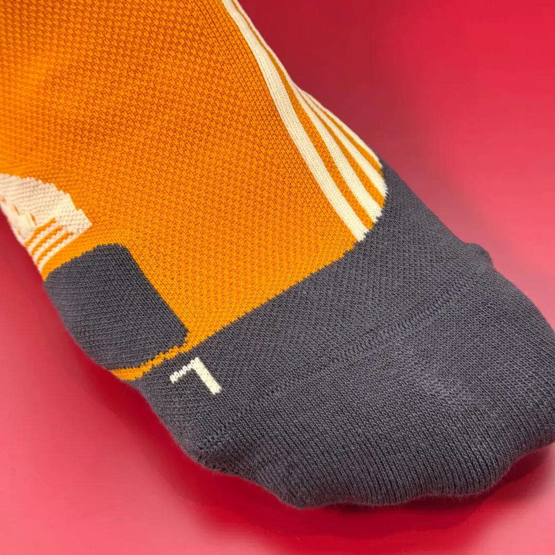 Cushion and fit detail for custom team socks